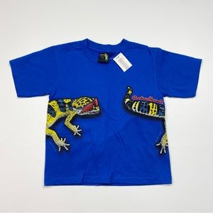 NEW! Boy’s/Kid’s Gecko Hawaii Short Sleeve T-Shirt Size 4/5 With Tags